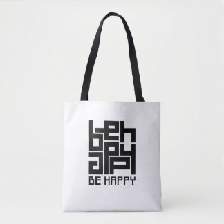 Bolsa Tote Be happy