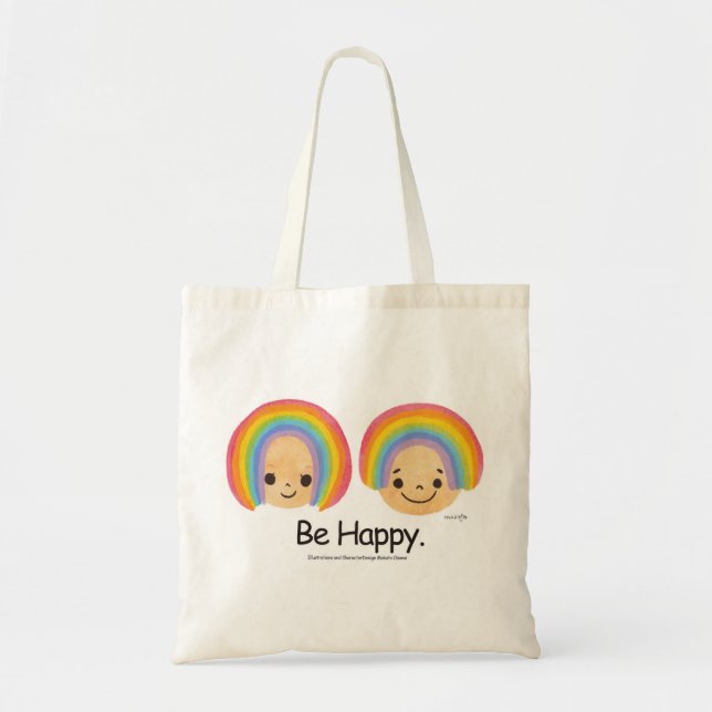 Bolsa Tote Be Happy (Frente)