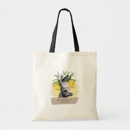 Bolsa Tote Be present in the now - vintage good vibes tote ba