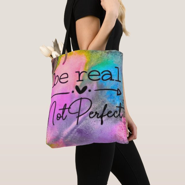 Bolsa Tote Be Real Not Perfect (Close Up)