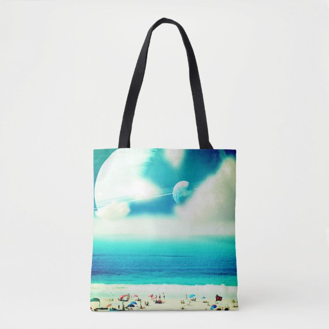 Bolsa Tote Beach and giant planets surreal travel  (Frente)