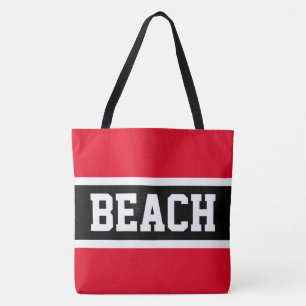 Bolsa Tote BEACH Esporto preto-branco-escuro-preto-escuro-pre