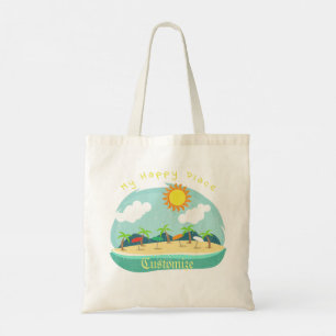 Bolsa Tote Beach Happy Place Thunder_Cove