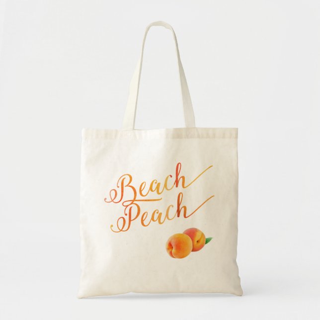 Bolsa Tote Beach Peach (Frente)