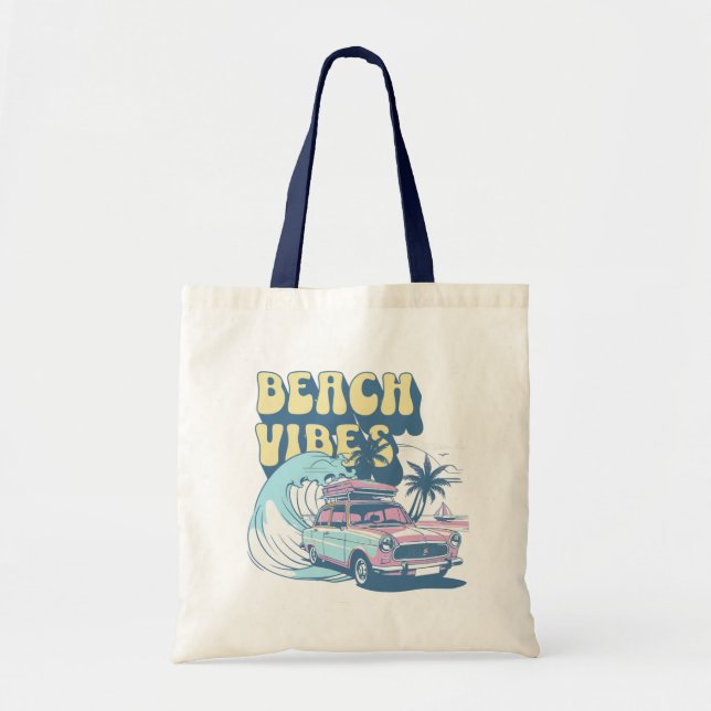 Bolsa Tote Beach Vibes Tote Bag (Frente)