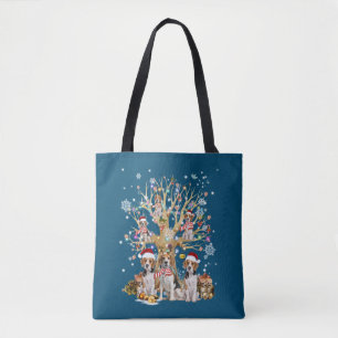 Bolsa Tote Beagle Christmas Tree Ornament For Dog Lover