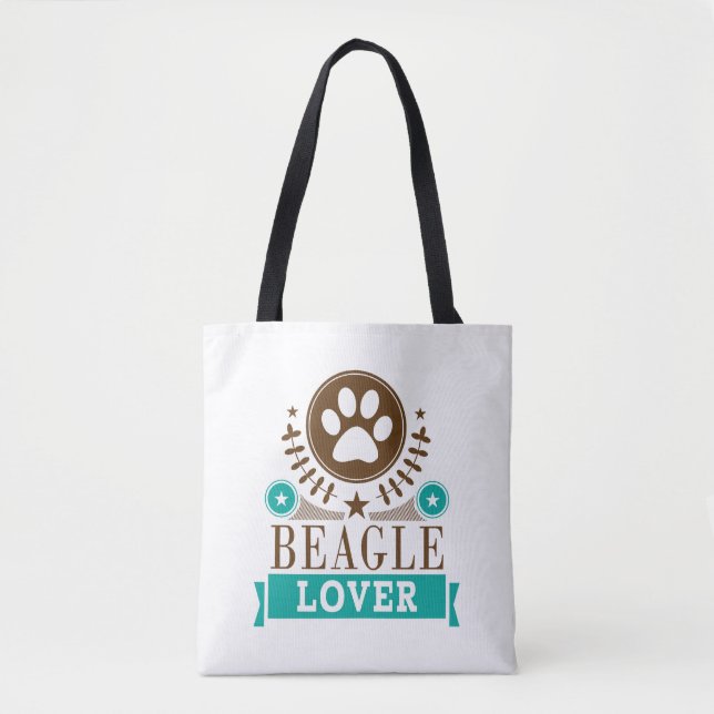 Bolsa Tote Beagle Dog Lover (Frente)