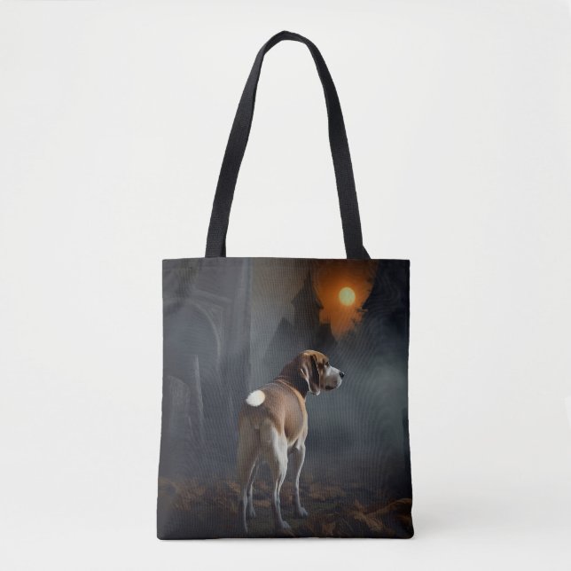Bolsa Tote Beagle Halloween Scary (Frente)