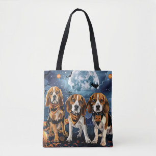 Bolsa Tote Beagle Halloween Spooky