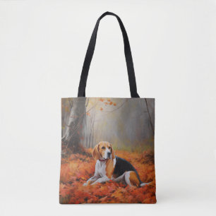 Bolsa Tote Beagle no outono deixa cair inspiração