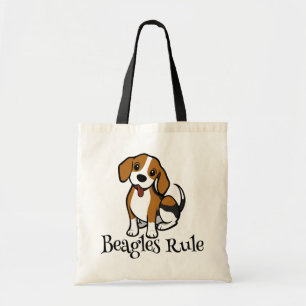 Bolsa Tote Beagle Puppy Dog Cartoon Amor Beagles