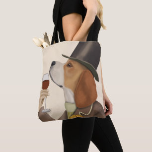 Bolsa Tote Beagle Wine Snob