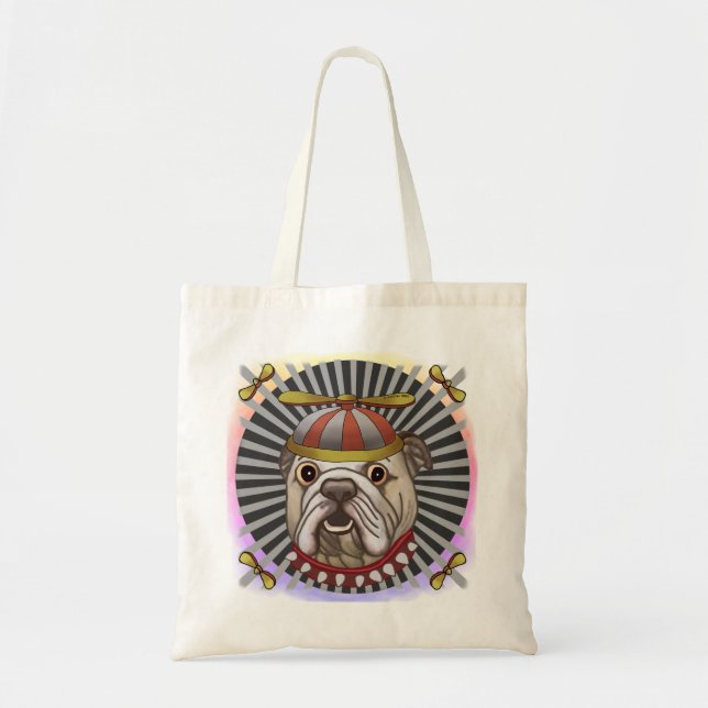 Bolsa tote Beanie Bulldog (Frente)