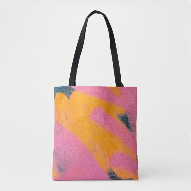 Bolsa Tote Beautiful bright colorful street art graffiti back (Frente)