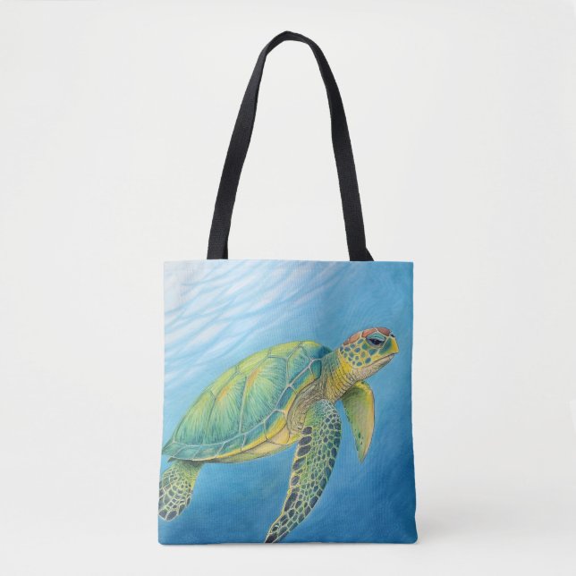Bolsa Tote Beauty of the turtle (Frente)