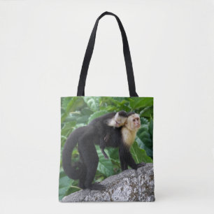 Bolsa Tote Bebê adulto do carregando do macaco do Capuchin e