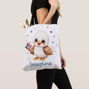 Bolsa Tote Bebê Águia Patriótica Adorável