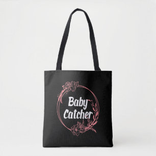 Bolsa Tote Bebê bonito pega Doula Parteira Flor