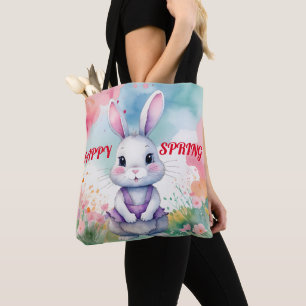 Bolsa Tote Bebê Bunny em Primavera