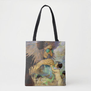 Bolsa Tote Bebê da água e fada, Jessie Willcox Smith
