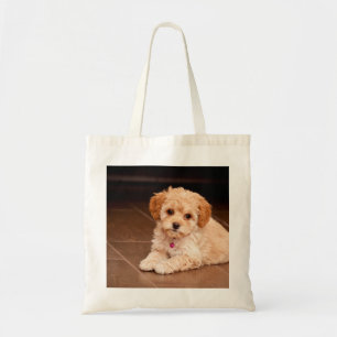 Bolsa Tote Bebê de poodle maltês ou cachorro maltipoo