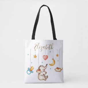 Bolsa Tote Bebê elefante fofo
