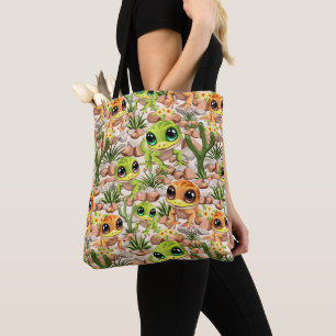 Bolsa Tote Bebê Geckos Personagens de desenho animados
