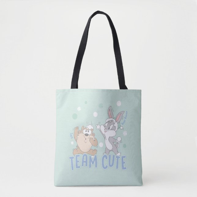 Bolsa Tote Bebê TAZ™ e INSETOS BUNNY™ Equipe Bonito (Frente)