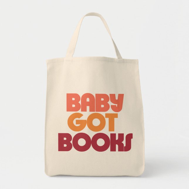 Bolsa Tote Bebê tem livros (Frente)