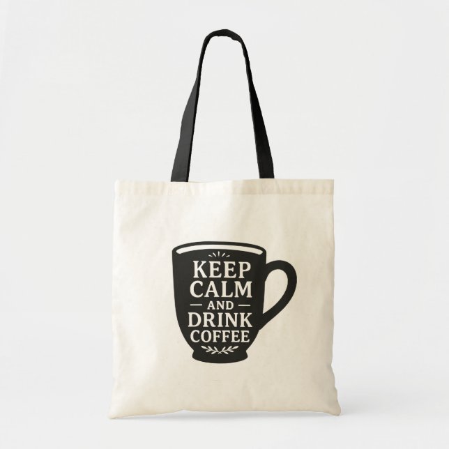 Bolsa Tote Beber café (Frente)