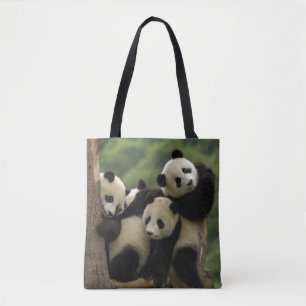Bolsa Tote bebês de panda gigante (Ailuropoda melanoleuca)