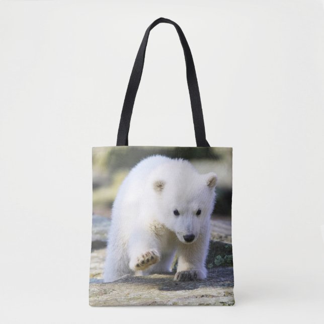 Bolsa Tote Bebês Mais Pobres | Bebê-Urso Polar (Frente)