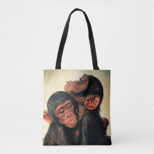 Bolsa Tote Bebês Mais Pobres   Chimpanzé Hug
