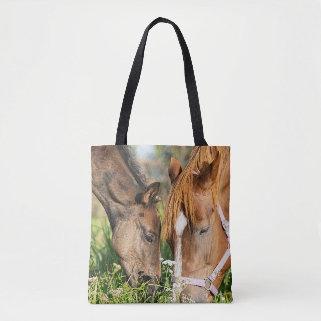 Bolsa Tote Bebês Mais Pobres | Coluna de cavalos (Frente)