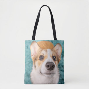 Bolsa Tote Bebês Mais Pobres Corgi Doce Face Puppy