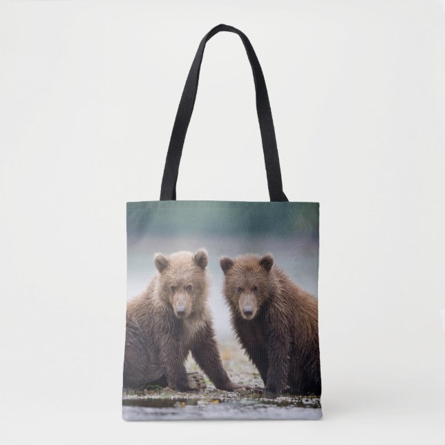 Bolsa Tote Bebês Mais Pobres | Duas Cubas De Urso (Frente)