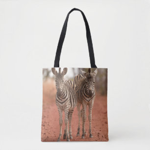 Bolsa Tote Bebês Mais Pobres Duas jovens zebras