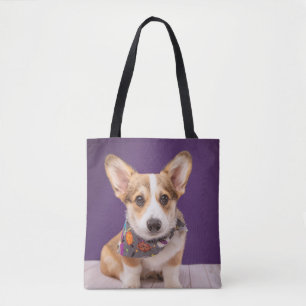 Bolsa Tote Bebês Mais Pobres   Halloween Corgi