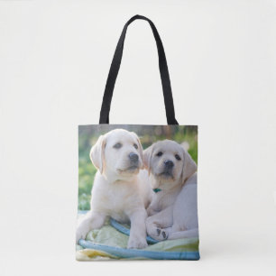 Bolsa Tote Bebês Mais Pobres   Labrador Amarelo Retrievers