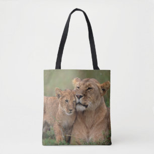 Bolsa Tote Bebês Mais Pobres   Lion Cub & Mãe