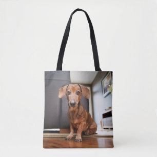 Bolsa Tote Bebês Mais Pobres   Mini Dachshund Puppy