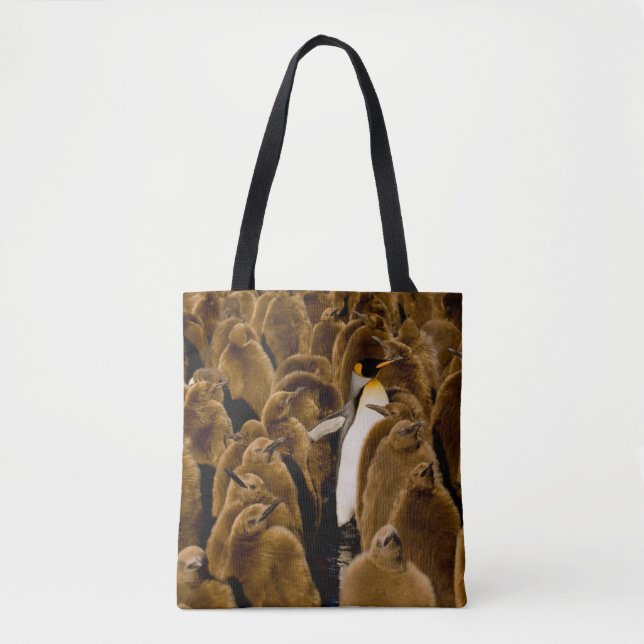 Bolsa Tote Bebês Mais Pobres | Pinguim Entre Jovens (Frente)