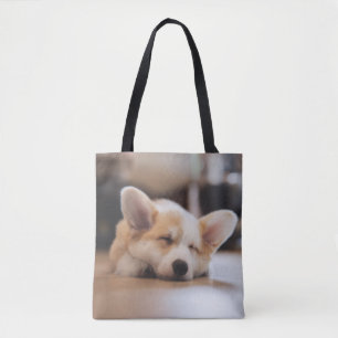 Bolsa Tote Bebês Mais Pobres Sleepy Corgi