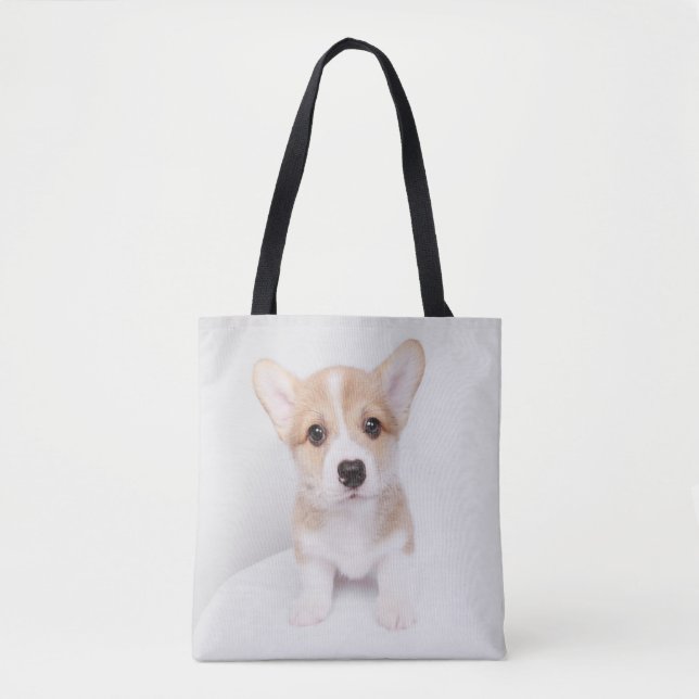 Bolsa Tote Bebês Mais Pobres | Tiny Corgi (Frente)