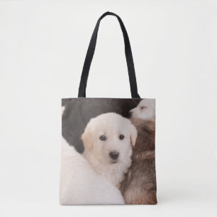 Bolsa Tote Bebês Mais Pobres Uma pilha de aves