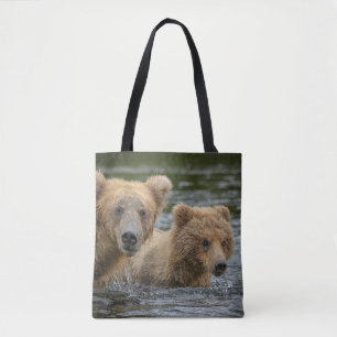 Bolsa Tote Bebês Mais Pobres Urso-Mama e Cubos