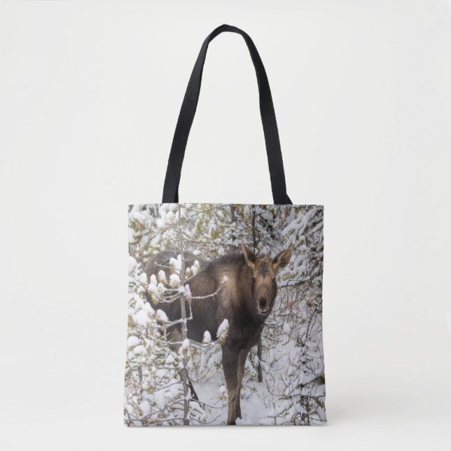 Bolsa Tote Bebês Mais Pobres | Vitelo de Moose (Frente)