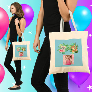 Bolsa Tote Bebês Tropicais Saco Aniversário de criança Favor