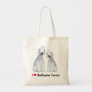 Bolsa Tote Bedlington Terrier ilustrou a sacola