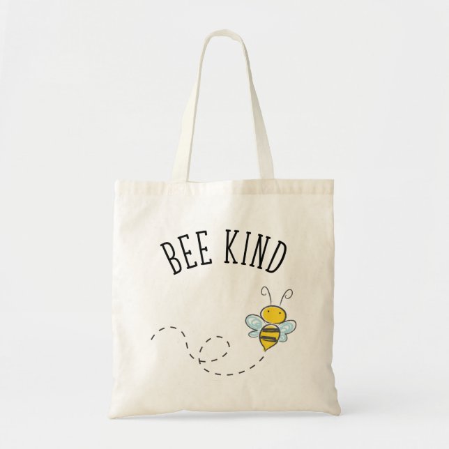 Bolsa Tote Bee Kind (Frente)